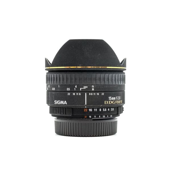 sigma 15mm f/2.8 ex dg fisheye nikon fit (condition: good)