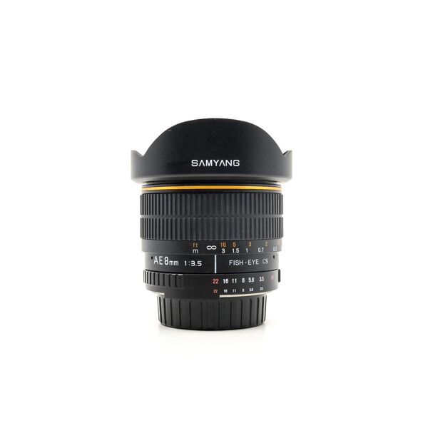 samyang 8mm f/3.5 fisheye nikon fit (condition: excellent)