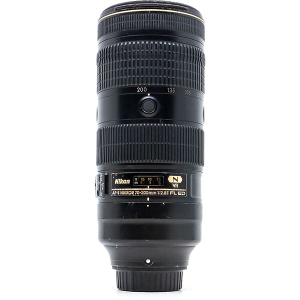 nikon af-s nikkor 70-200mm f/2.8e fl ed vr (condition: heavily used)