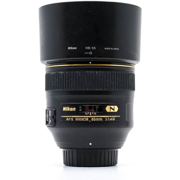 nikon af-s nikkor 85mm f/1.4g (condition: good)