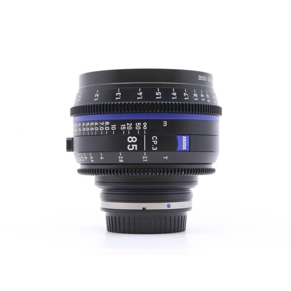 zeiss cp.3 85mm t2.1 canon ef fit (condition: excellent)