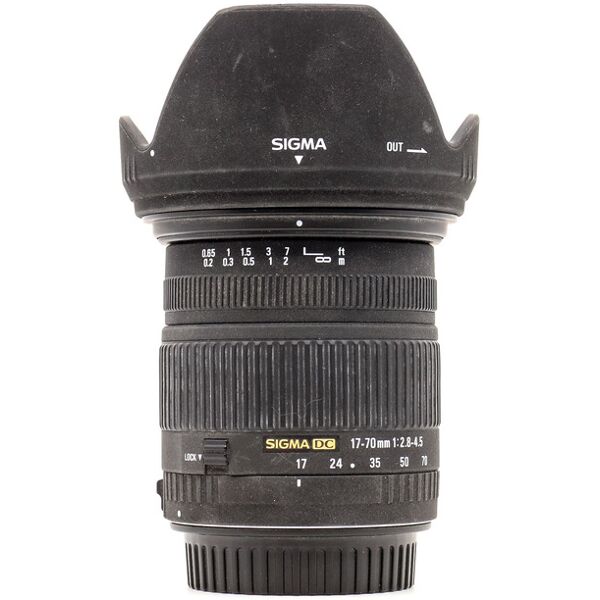 sigma 17-70mm f/2.8-4.5 dc macro canon ef-s fit (condition: good)