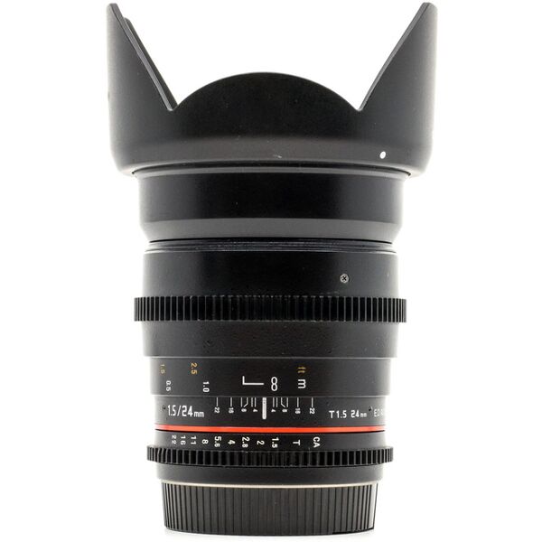 samyang 24mm t1.5 canon ef fit (condition: excellent)