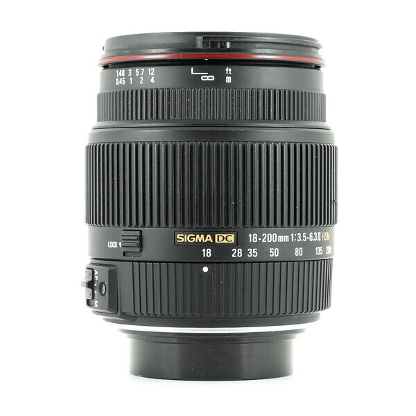 sigma 18-200mm f/3.5-6.3 ii dc hsm pentax fit (condition: excellent)