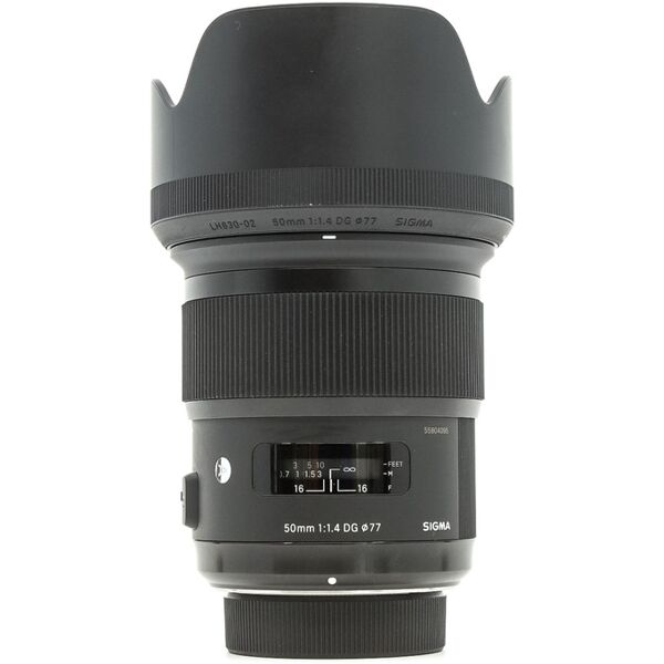 sigma 50mm f/1.4 dg hsm art nikon fit (condition: like new)