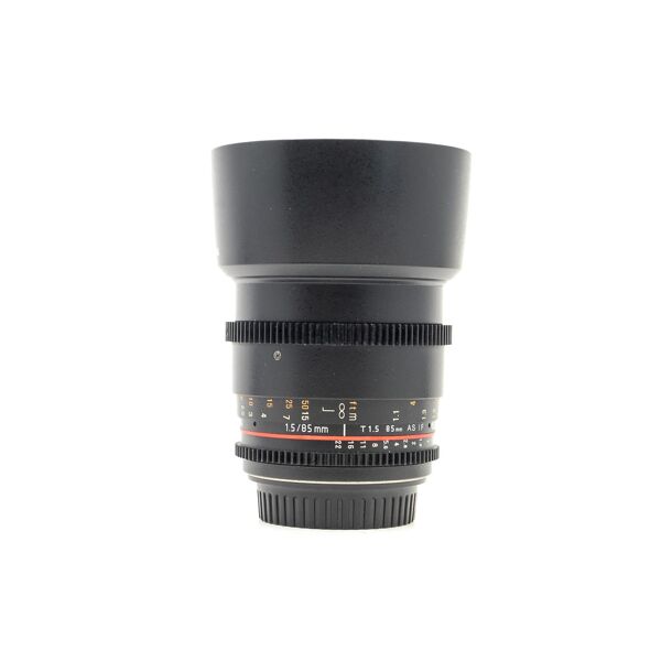 samyang 85mm t1.5 as umc ii canon ef fit (condition: excellent)