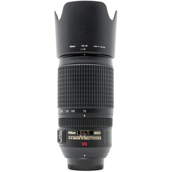 nikon af-s nikkor 70-300mm f/4.5-5.6 g if-ed vr (condition: excellent)