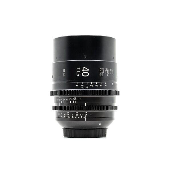 sigma 40mm t1.5 ff canon ef fit (condition: like new)