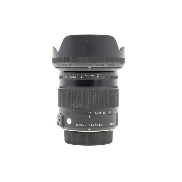 sigma 17-70mm f/2.8-4 dc macro os hsm contemporary nikon fit (condition: excellent)