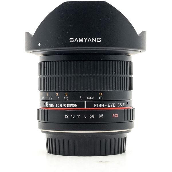 samyang 8mm f/3.5 umc cs ii canon ef-s fit (condition: excellent)