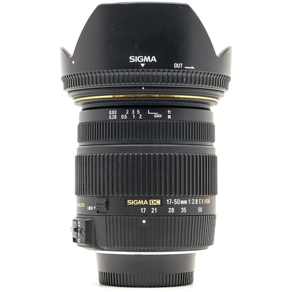 sigma 17-50mm f/2.8 ex dc os hsm nikon fit (condition: excellent)