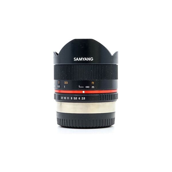 samyang 8mm f/2.8 umc fisheye ii fujifilm x fit (condition: excellent)