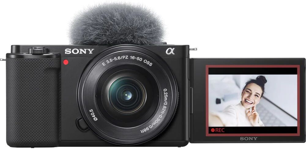 Sony ? alpha zv-e10l mirrorless vlog ad ottiche intercambiabili sensore aps-c e obiettivo power zoom 16-50mm f / 3.5-5.6