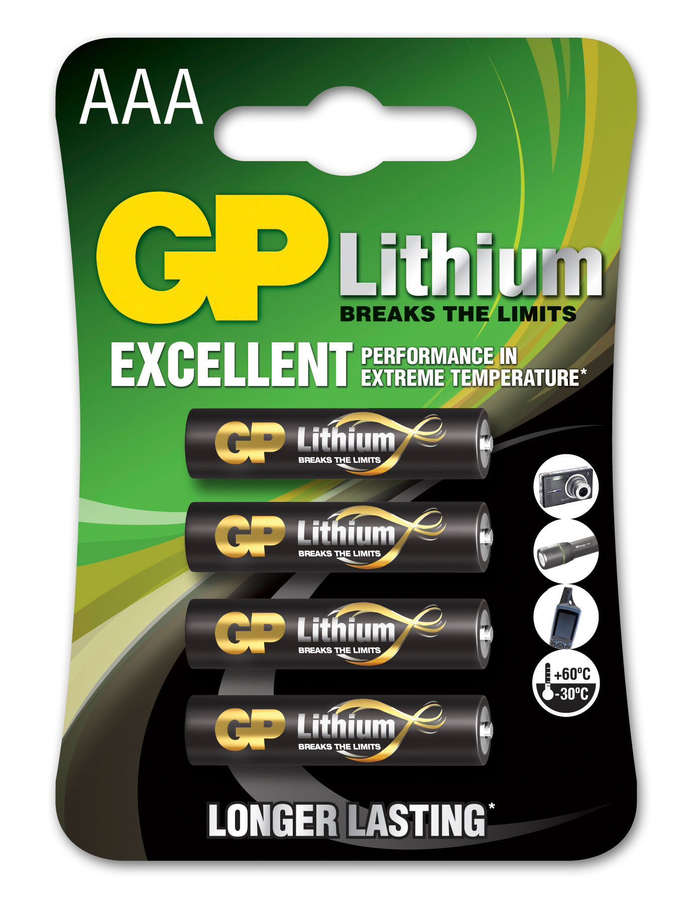 GP Batteries Blister 4 Batterie Litio Mini Stilo AAA 1,5V/24LF Longest...