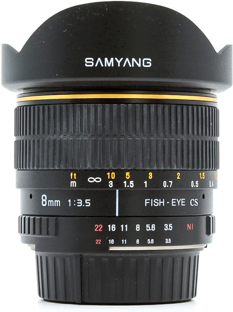 Samyang 8mm f/3.5 Fisheye Nikon Fit (Condition: Excellent)