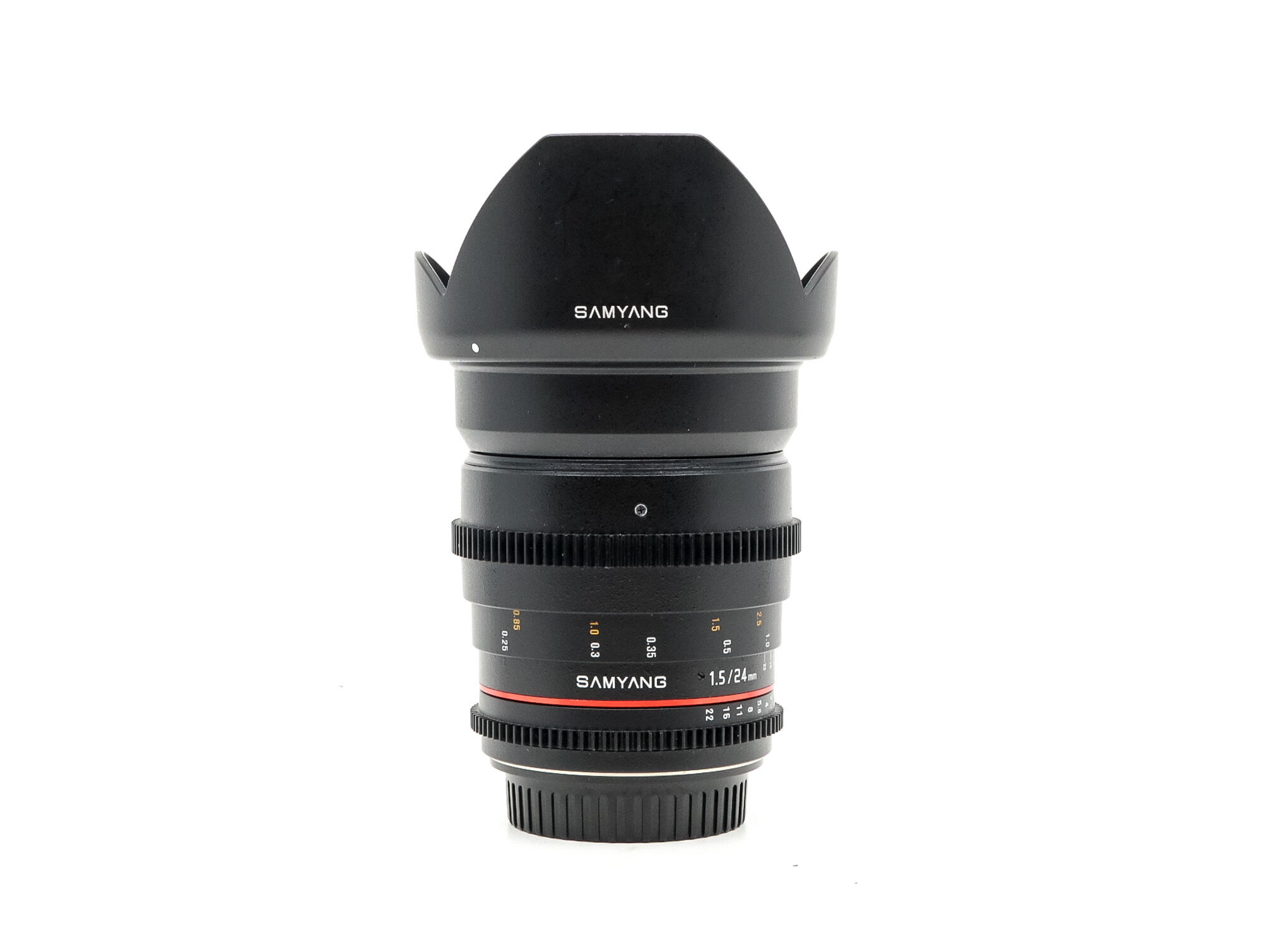 Samyang 24mm T1.5 Canon EF Fit (Condition: Excellent)