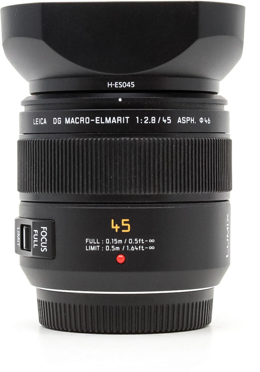 Panasonic Leica DG Macro-Elmarit 45mm f/2.8 ASPH. Mega O.I.S. (Condition: Excellent)