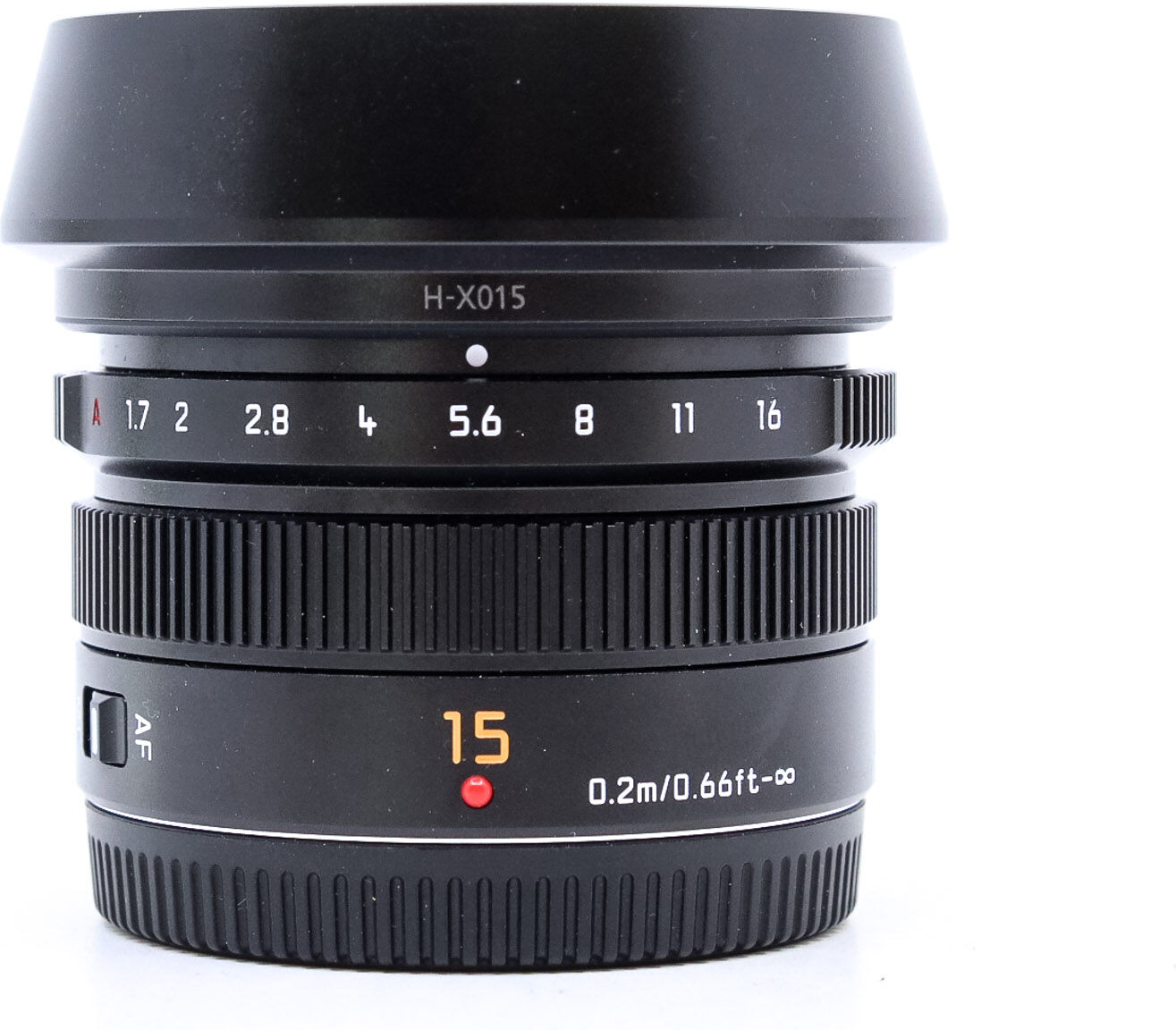 Panasonic Leica DG Summilux 15mm f/1.7 ASPH. (Condition: Like New)