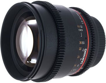 Samyang MF 85mm T1,5 Video DSLR II EF