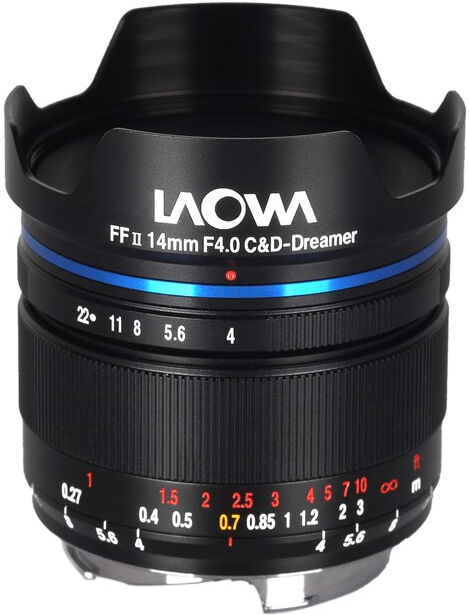 LAOWA 14mm f/4 FF RL Zero-D Montagem Leica M Preta