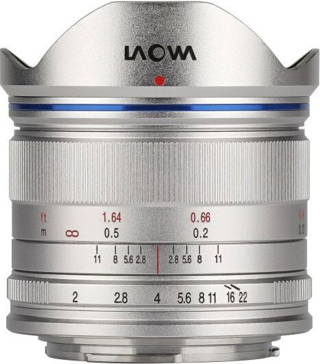 LAOWA 7.5mm f/2 MFT Standard Prateada