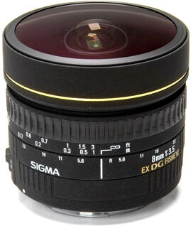 Sigma 8mm f/3.5 Fisheye DG EX Nikon