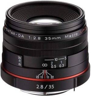 Pentax 35mm Macro f/2.8 HD Limited DA Preta