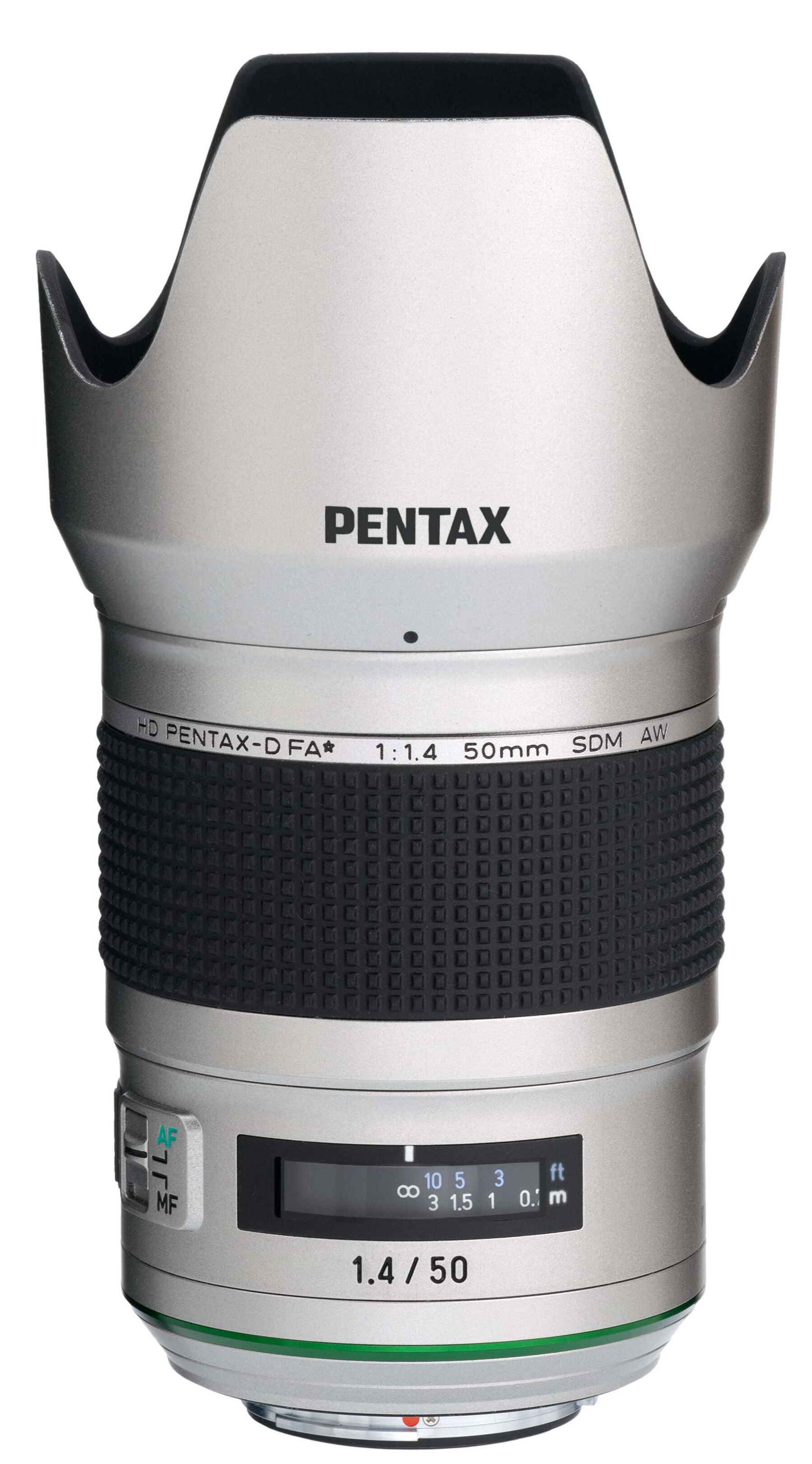 Pentax 50mm f/1.4 D HD FA SDM AW Silver