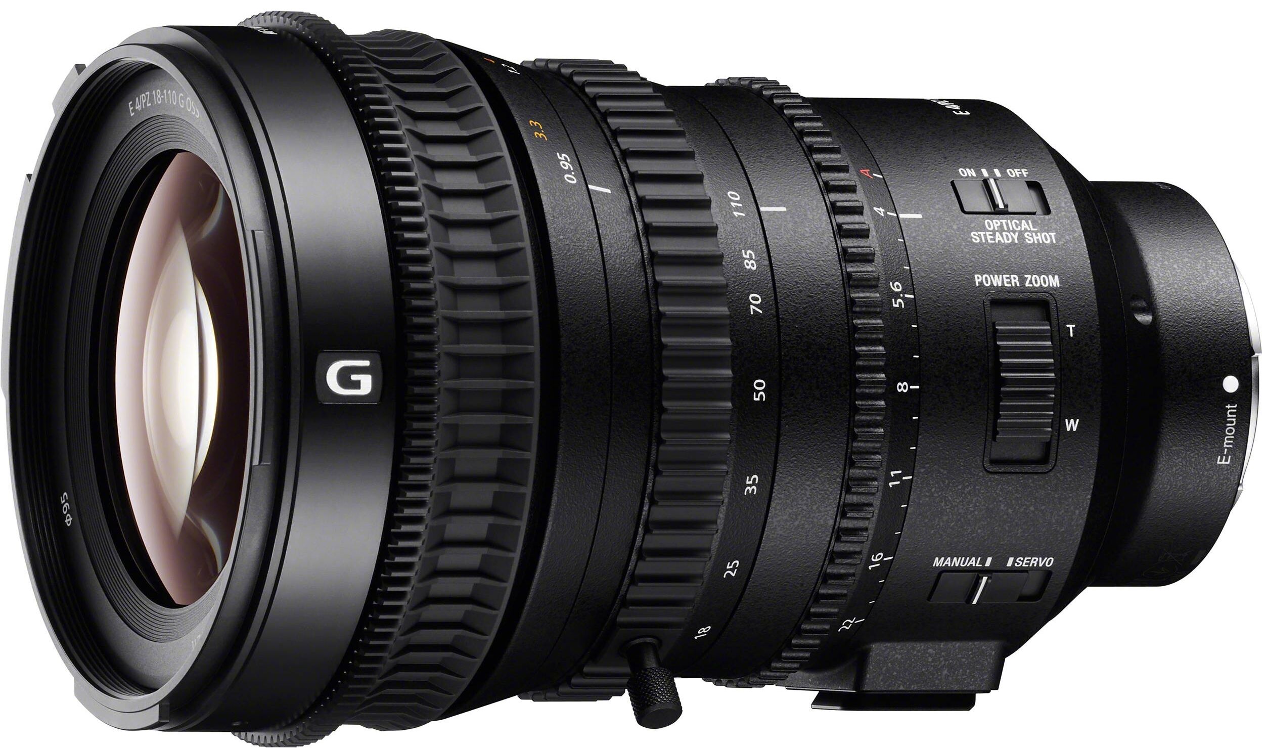 Sony 18-110mm f/4 E PZ G OSS