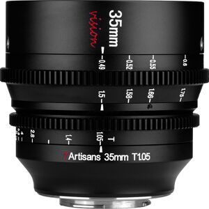 7Artisans 35mm T 1.05 för Fujifilm X   Vision Cinema Objektiv APS-C