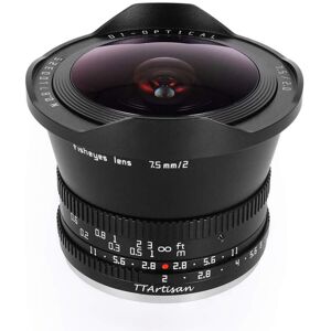 TTArtisan 7.5mm f/2.0 Fisheye-objektiv för Canon EOS RF