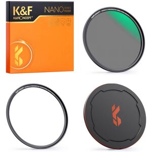 K&F Concept 67mm Magnetisk ND-filter ND8 3 Stopp   Adapterring & magnetlock