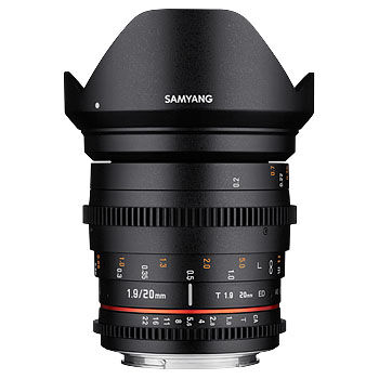 Samyang MF 20mm T1,9 ED AS UMC för Canon EOS M
