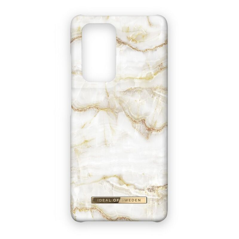 iDeal Of Sweden Fashion Case Samsung Galaxy S21 Ultra - Golden Pearl Marble