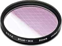 Hoya Star-six, 6-uddigt stjärnfilter 58mm