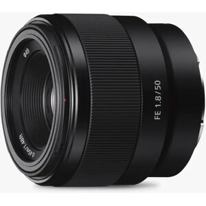 Sony SEL50F18F E 50mm f/1.8 - f/22 Standard Lens - Black - Unisex