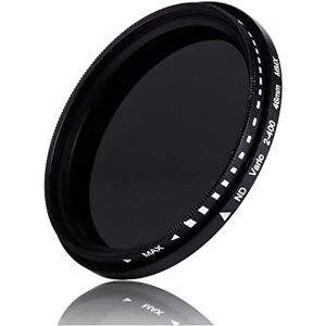 Generic Camera ND2-400 Neutral Density Filter 52mm Fader Variable ND filter ND2-ND400 for Fujifilm XC 15-45mm f/3.5-5.6 OIS PZ Lens, Fujifilm XF 35mm f/1.4 R Lens