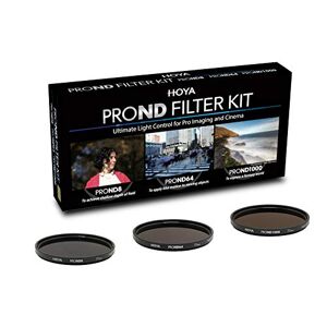 Pro ND Kit (8/64/1000) 49 mm, Practical Set with 3 Different Hoya PRP ND Filters for Light Reduction, Grey Filter, ND Filter, Long Term Lighting, YYK1149