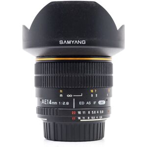 Used Samyang 14mm f/2.8 ED AS IF UMC [AE Chip] - Nikon Fit