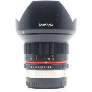 Used Samyang 12mm f/2 NCS CS - Fujifilm X Fit