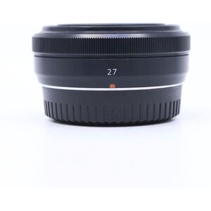 Used Fujifilm XF 27mm f/2.8