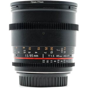 Used Samyang 85mm T1.5 AS UMC II - Canon EF Fit