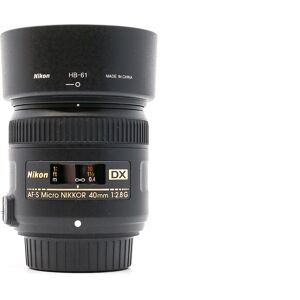 Used Nikon AF-S DX Micro Nikkor 40mm f/2.8G