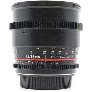 Used Samyang 85mm T1.5 AS UMC II - Canon EF Fit