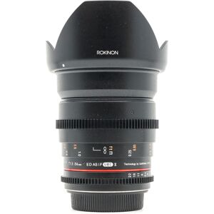 Used Rokinon 24mm T1.5 Cine DS - Canon EF Fit