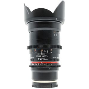 Used Samyang 35mm T1.5 AS UMC II - Sony FE Fit