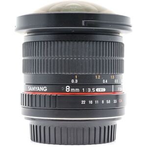 Used Samyang 8mm f/3.5 UMC CS II - Canon EF-S Fit