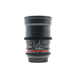 Used Rokinon 35mm T1.5 AS UMC - Canon EF Fit