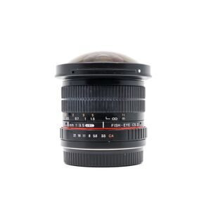 Used Samyang 8mm f/3.5 UMC CS II - Canon EF-S Fit