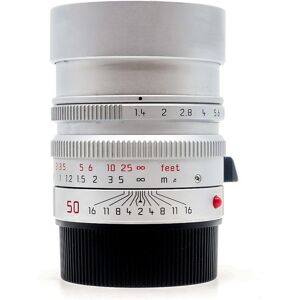 Used Leica 50mm f/1.4 Summilux-M ASPH Silver Chrome [11892]